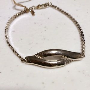 Monet NWT Rare Find Vintage Dainty Silver Bracelet